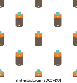 Small Battery Pattern Seamless Background Texture Repeat Wallpaper Geometric Vector