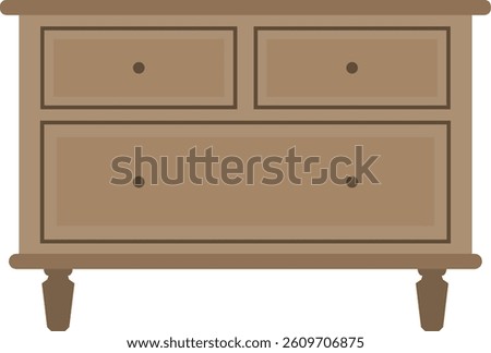 Small bedside table for storing items