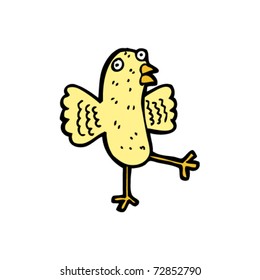 caricatura de un pájaro pequeño