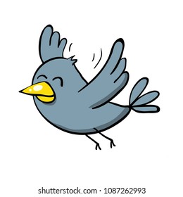 small bird flying