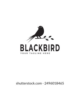 Small Bird Silhouette Transparent Background, Bird Silhouette Logo Light Background Vector Design.