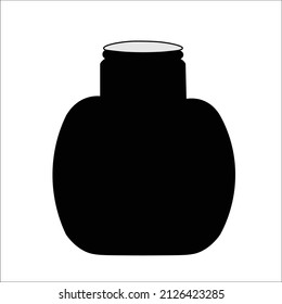 kleine schwarze Flaschensymbol für Labor