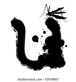 small black letter
