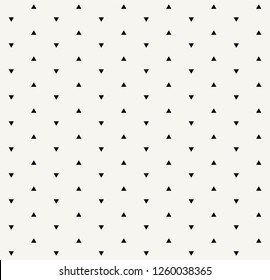 Small black triangles pattern