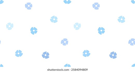 Small blue flowers seamless pattern. Abstract floral pattern ditsy style. Spring background with tiny flowers. Seamless pattern for textile, fashion fabric print woman dress, design home decor