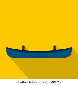 Small boat icon. Flat illustration of small boat vector icon for web