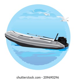 A small boat illustration
