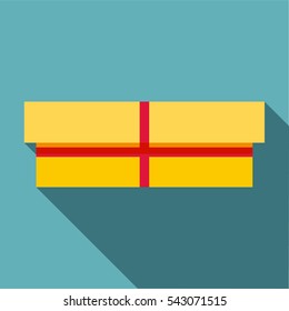 Small box icon. Flat illustration of small box vector icon for web