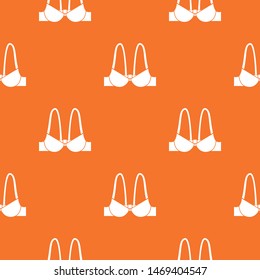 Small bra pattern vector orange for any web design best