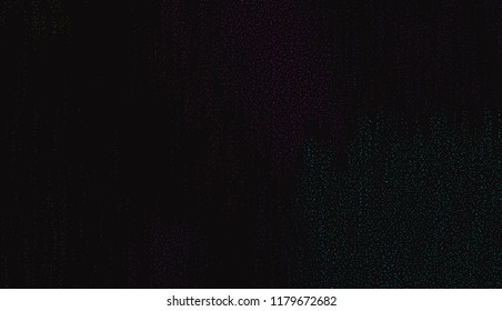 Small bright circles on a dark background. Vivid gradient. Neon colors. Abstract geometric background. Vector illustration. Geometric shapes Wallpaper for print, advertising, social media 