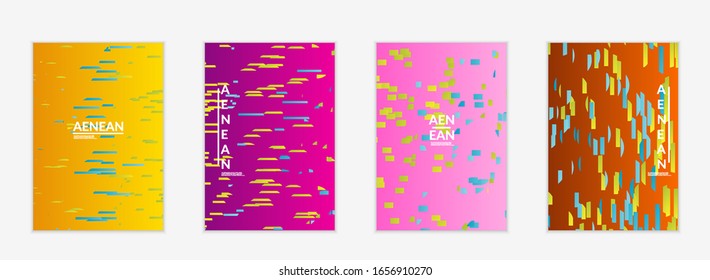 Small bright particles moving on gradient. Nature inspired design. Abstract under water marine life background. Vector illustration of abstract creatures swimming in deep ocean water.