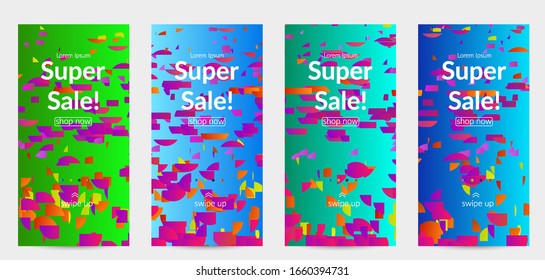 Small bright particles moving on gradient. Nature inspired design. Abstract under water marine life background. Vector illustration of abstract creatures swimming in deep ocean water.