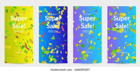 Small bright particles moving on gradient. Nature inspired design. Abstract under water marine life background. Vector illustration of abstract creatures swimming in deep ocean water.