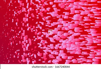 Small bright particles moving on gradient. Nature inspired design. Abstract under water marine life background. Vector illustration of abstract creatures swimming in deep ocean water.