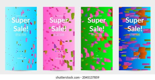 Small bright particles moving on gradient. Nature inspired design. Abstract under water marine life background. Vector illustration of abstract creatures swimming in deep ocean water.