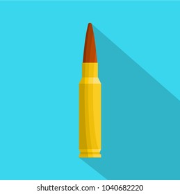 Small bullet icon. Flat illustration of small bullet vector icon for web