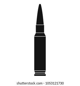 Small bullet icon. Simple illustration of small bullet vector icon for web