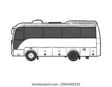 small bus from the side