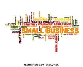 Small Business Concept Word Cloud