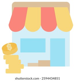 Small Business Icon Element For Design