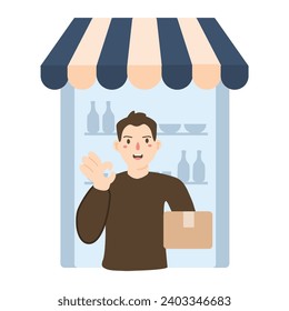 small business landing page template