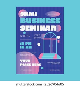 Small Business Seminar Social Media Flyer