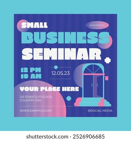 Small Business Seminar Social Media Post