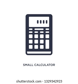 small calculator icon. Simple element illustration from education concept. small calculator editable symbol design on white background. Can be use for web and mobile.