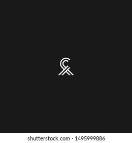 Petit logo Caps F, X ou FX au style minimal