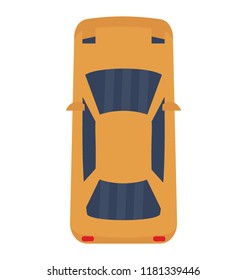 
A small car flat icon 

