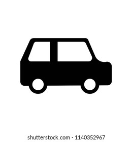 Small Car icon vector icon. Simple element illustration. Small Car symbol design. Can be used for web and mobile.