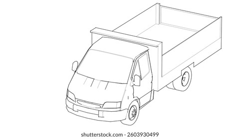 small car for transporting goods