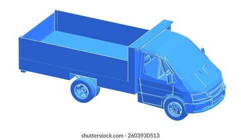 small car for transporting goods