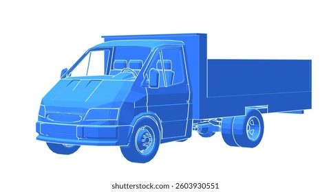 small car for transporting goods