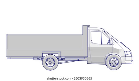 small car for transporting goods
