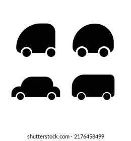 small car vector icon pack