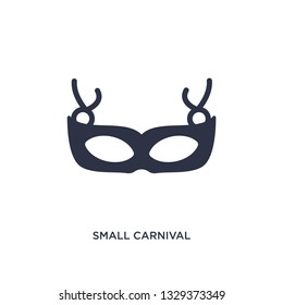 small carnival mask icon. Simple element illustration from cinema concept. small carnival mask editable symbol design on white background. Can be use for web and mobile.