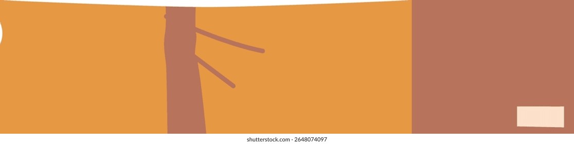 Ilustração de vetor de caixa de papelão pequena