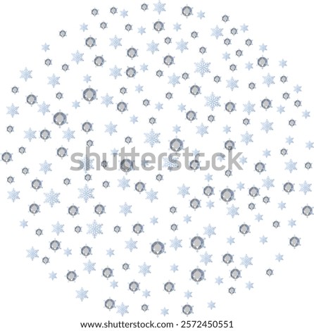 Small centered diamonds, gems, rhinestones, scattered around isolated on shawl background, vector illustration