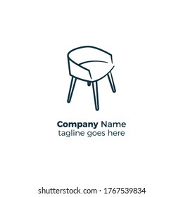 Logo-Design für kleine Stuhl, Vektorgrafik