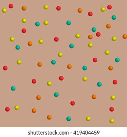 Small chaotic colorful spheres