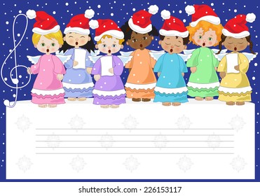 Small Characters Christmas Chorus 