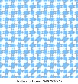 Small Check Pattern Seamless Light Blue And White