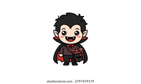 A small chibi style