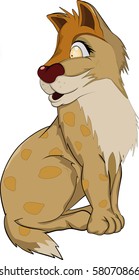 The small child a cheetah