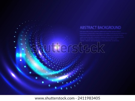small circle light energy spectrum signal background hi tech abstract futuristic world power spark glow vector illustration EPS10