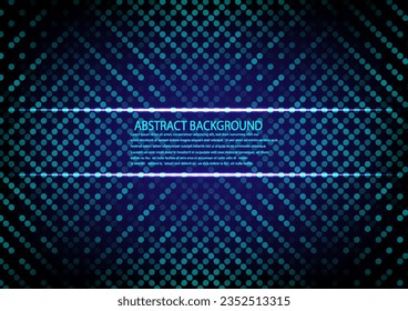 small circle light surrounds ai abstract background background concept high tech concept energy