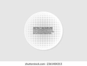 small circle light surrounds ai abstract background background concept high tech concept energy