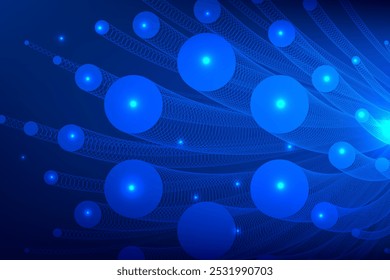 small circle light surrounds ai abstract background background concept high tech concept energy