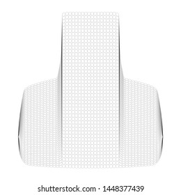 small circle round design element random asymmetric shape black monochrome geometric pattern isolated on white vector template background